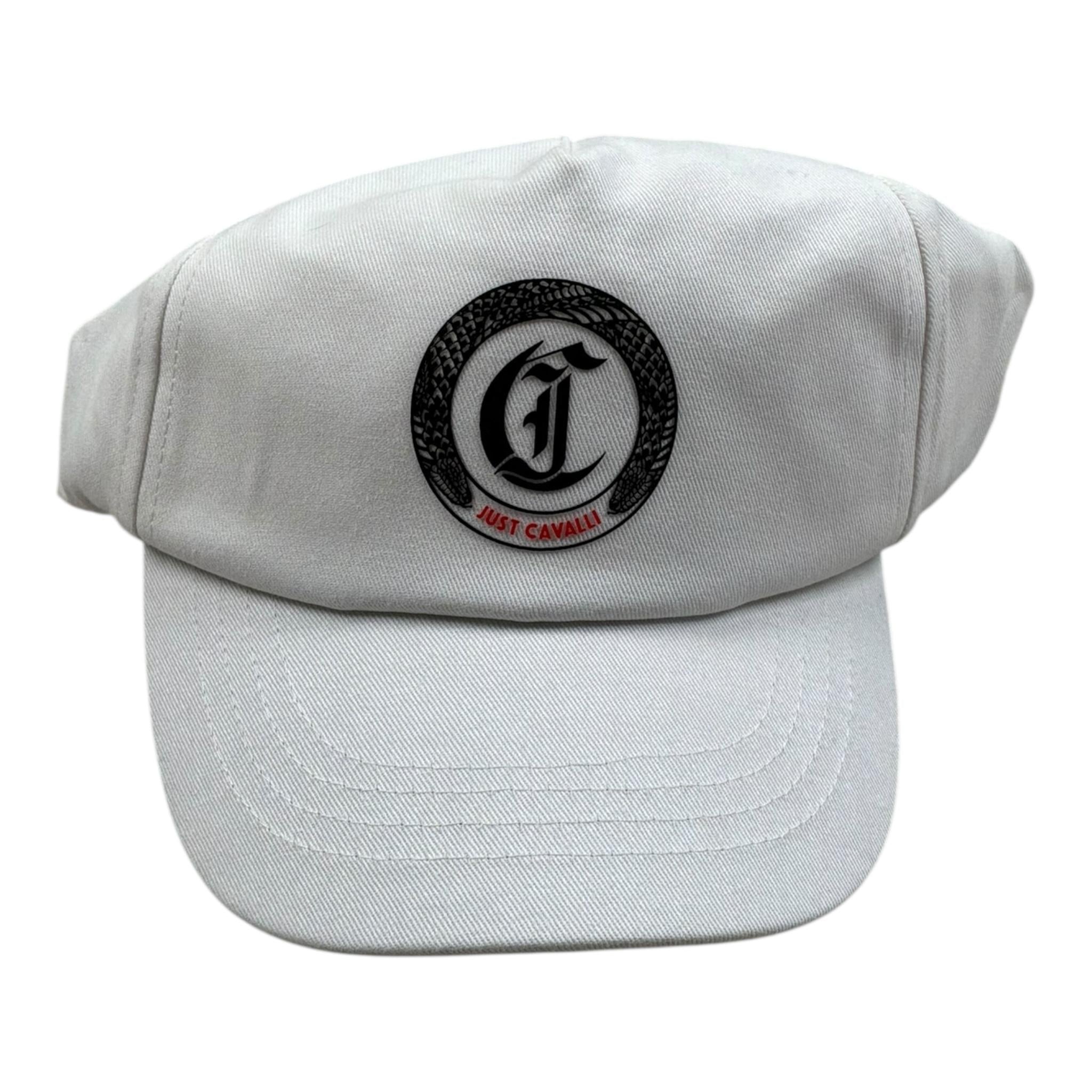 Just Cavalli Cappello Berretto Tinta Unita con Logo per Bambino JBP26045BT BIANCO JUST CAVALLI 