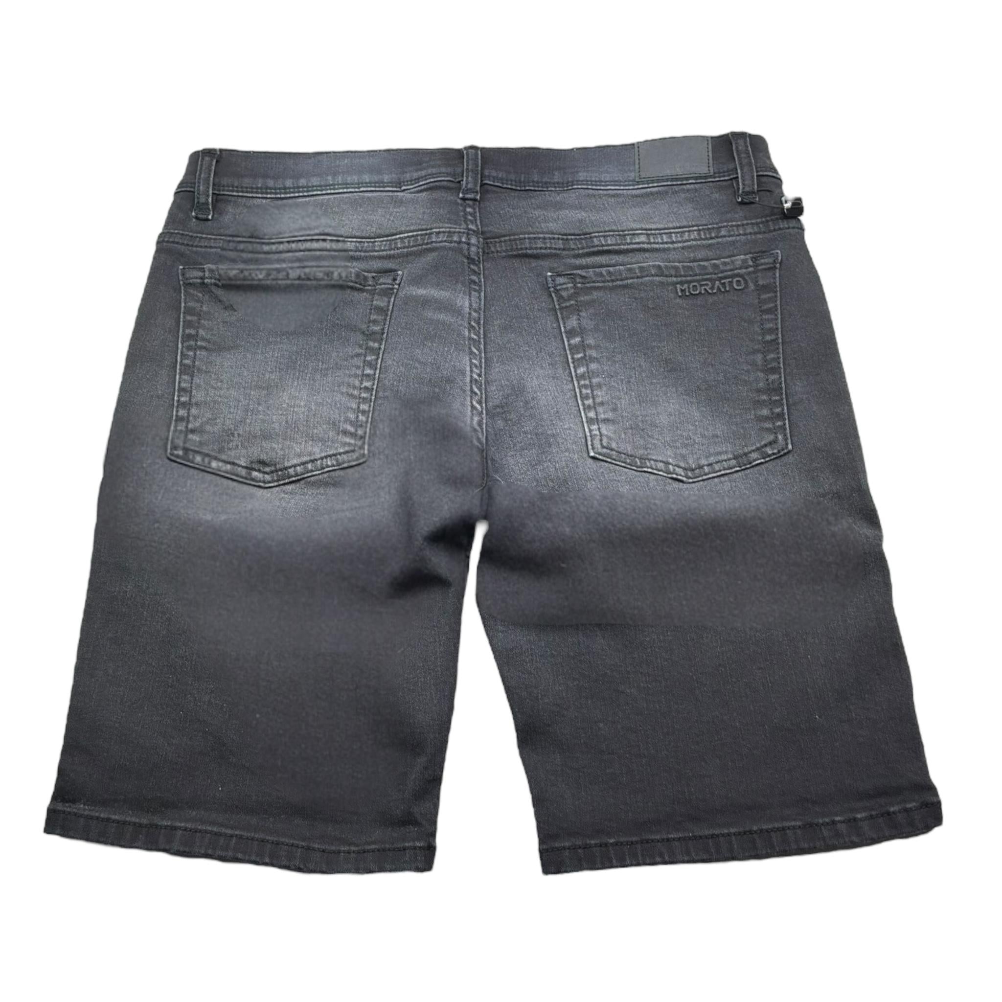 Antony Morato Bermuda Tinta Unita In Denim per Bambino MKDS00028X NERO ANTONY MORATO 