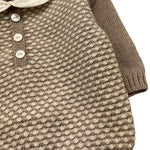 MARLU' completo 2pz maglia-pantalone tinta unita  Beige per Neonato IF5050 BEIGE MARLU' 