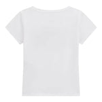 Guess T-Shirt Tinta Unita con Stampa per Bambina K5RI17K6YW4 BIANCO GUESS 