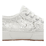 SUPERGA sneakers tinta unita con ricami Bianco per Bambina S008YB0 BIANCO SUPERGA 