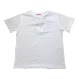 Cesare Paciotti T-Shirt Tinta Unita Girocollo Con Stampa Bianco Per Bambino
