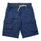 Chicco Bermuda Tinta Unita Con Elastico In Vita Blu Per Bambino