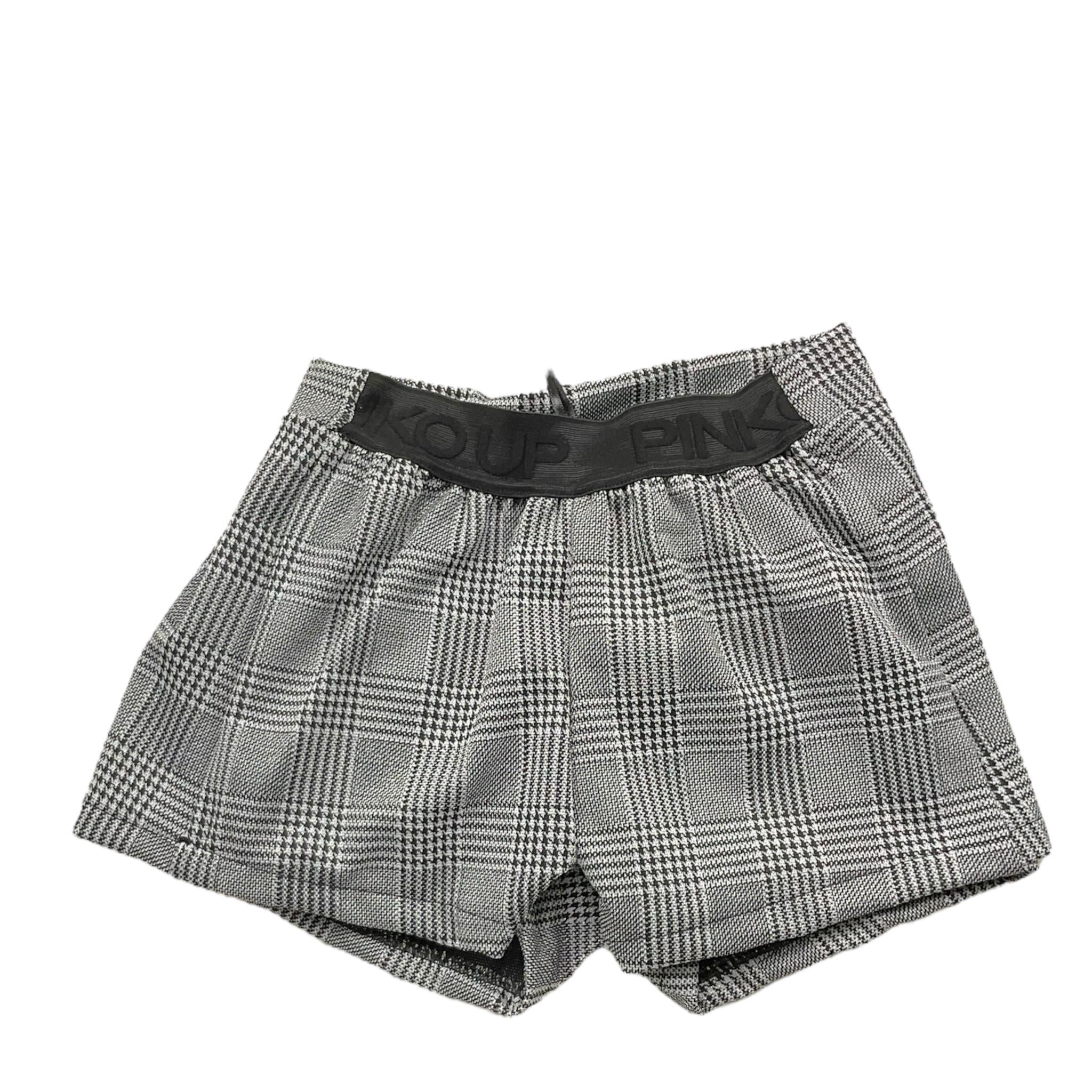 PINKO short tinta unita con elastico in vita e fantasia  Grigio per Neonata F4PIBGST167N GRIGIO PINKO 