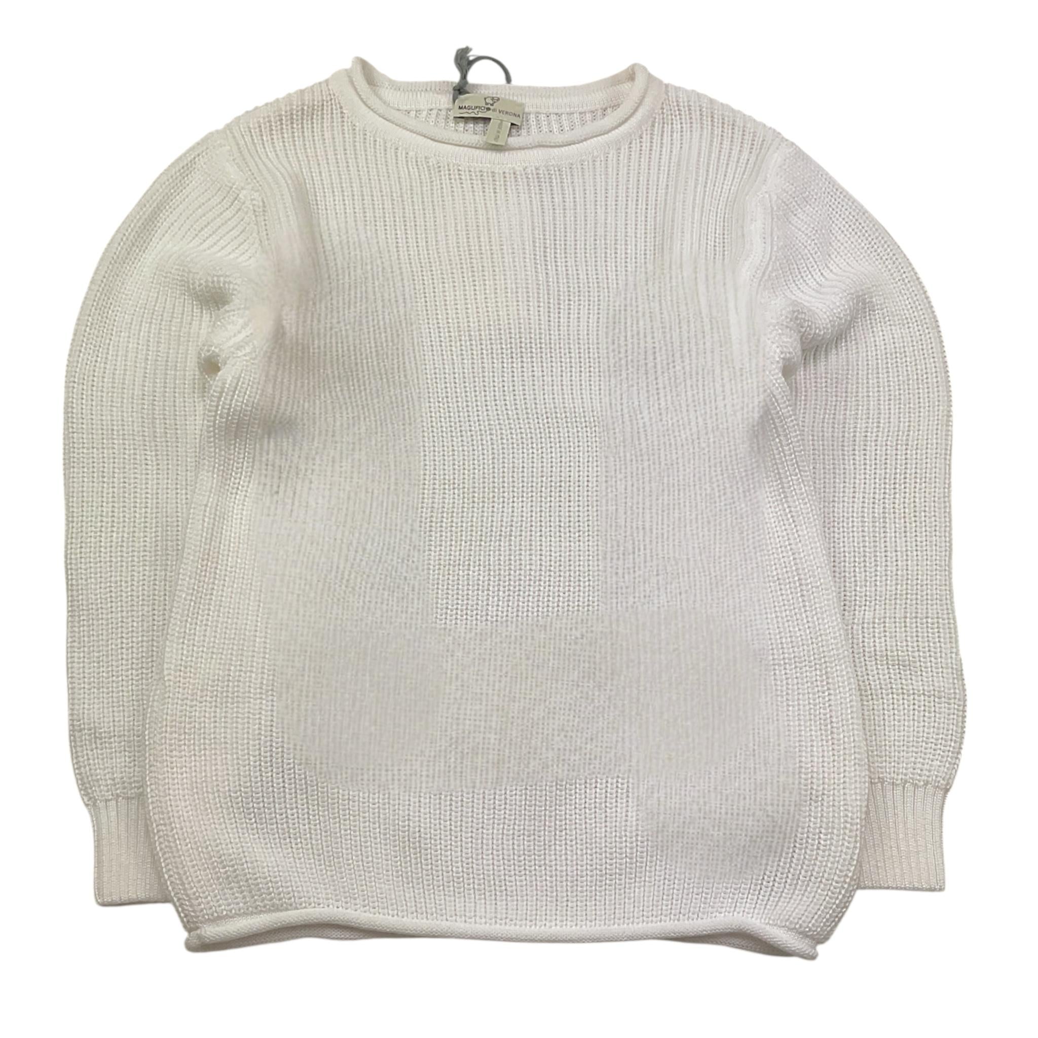 Maglifici di Verona Maglia Tinta Unita Girocollo per Bambino 018147 BIANCO MAGLIFICI DI VERONA 