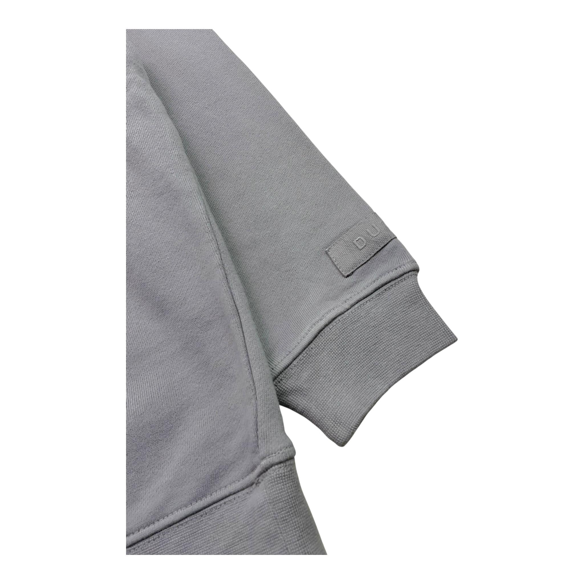 DUSTY COLOR felpa tinta unita girocollo Grigio per Bambino DUXF4025FE GRIGIO DUSTY COLOR 