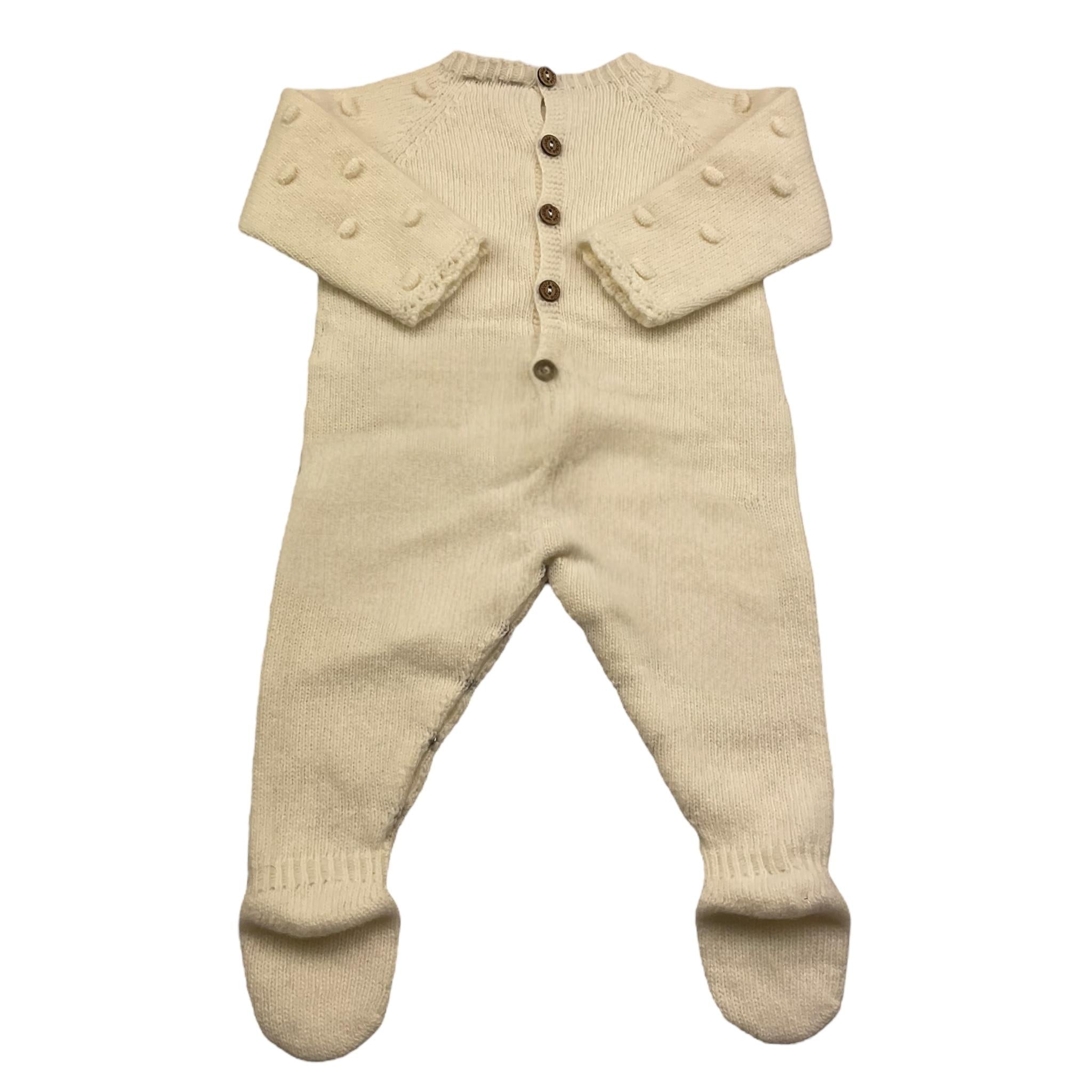 WEDOBLE tutina manica lunga tinta unita Panna per Neonato I2407346 PANNA WEDOBLE 