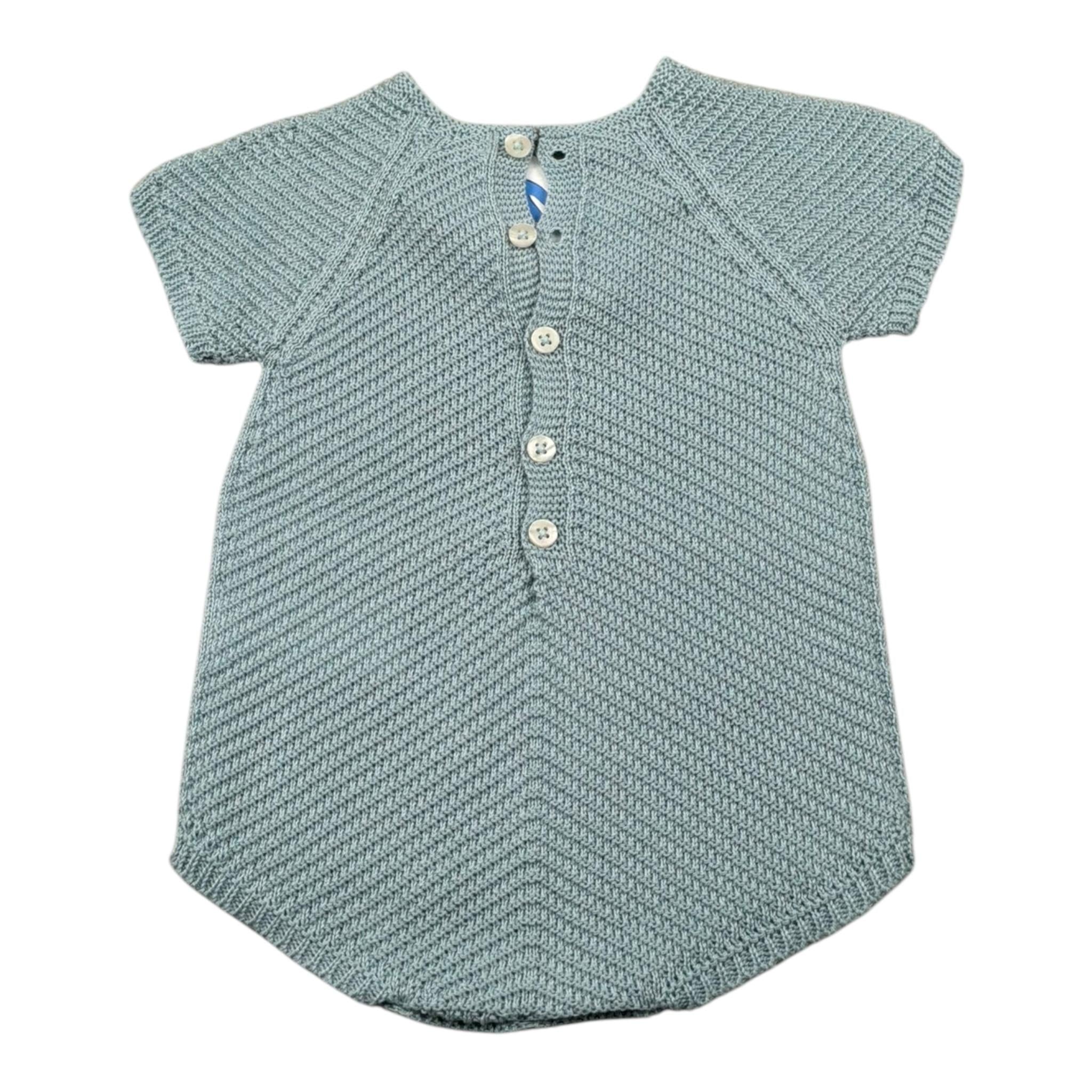 Mac Ilusio'N Pagliaccetto Mezza Manica Tinta Unita per Neonato 9652 VERDE MAC ILUSIO'N 