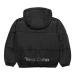 Juicy Couture Giubbino Tinta Unita con Zip E Cappuccio per Bambina JBX6625 NERO JUICY COUTURE 