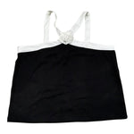 Imperial Top Tinta Unita con Applicazione per Bambina MO20070G75 NERO IMPERIAL 