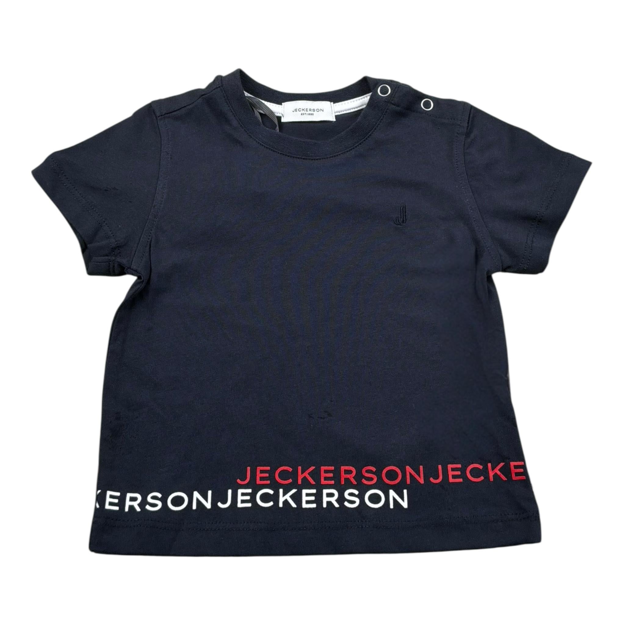 Jeckerson T-Shirt Girocollo Tinta Unita  per Neonato JN4017 BLU JECKERSON 