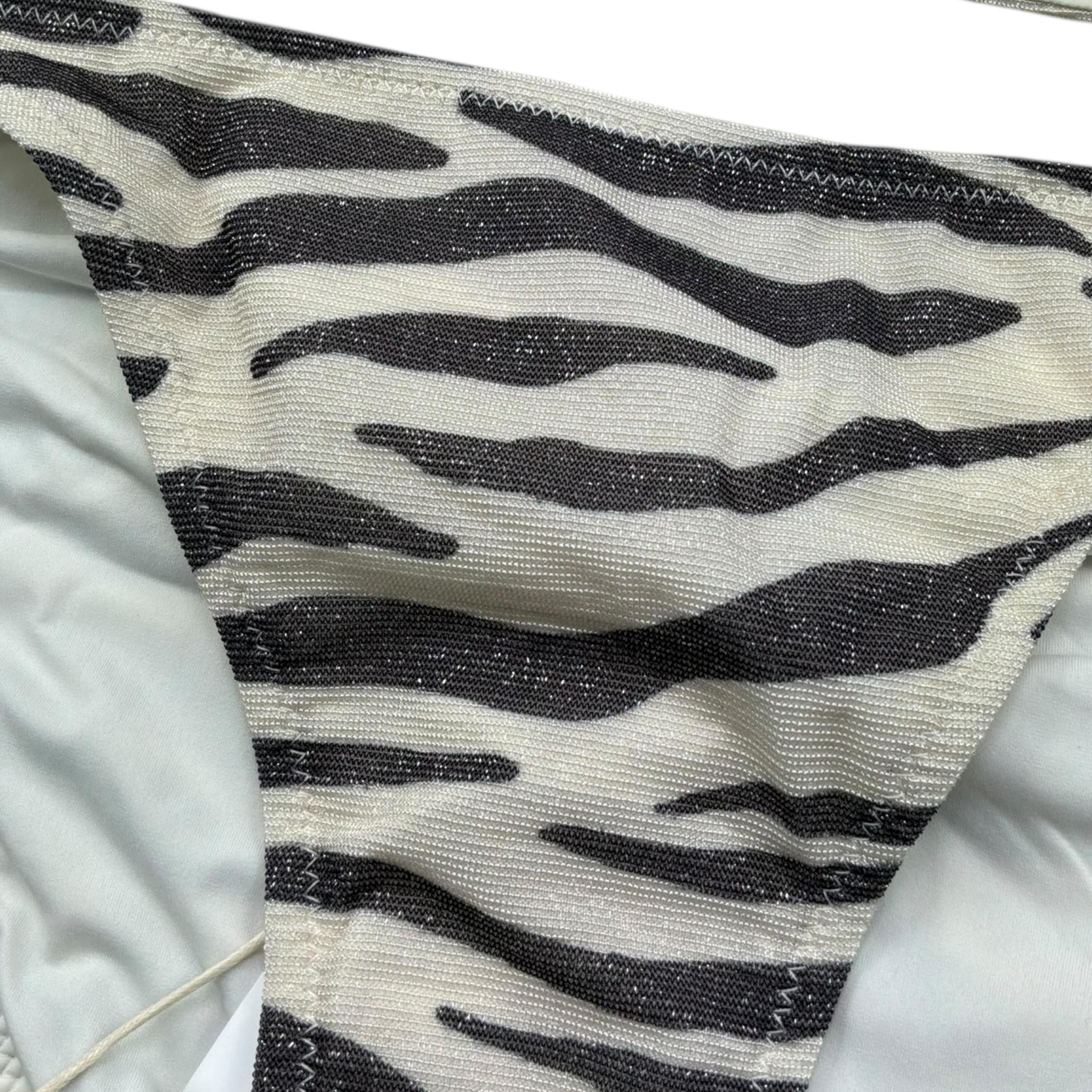 Saint Barth Costume 2 Pezzi Fascia-Slip Tinta Unita Fantasia  per Bambina PALO0002 BEIGE SAINT BARTH 