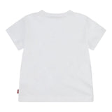 Levi'S T-Shirt Girocollo Tinta Unita con Logo per Neonato 6EM318 BIANCO LEVI'S 