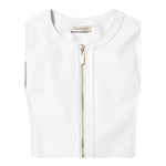 Twinset Giubbino In Ecopelle Tinta Unita per Bambina 251GJ2560 BIANCO TWINSET 