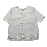 Zero Ampere Camicia Mezza Manica Fanasia A Righe Azzurro Per Neonato