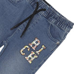 John Richmond Jeans Tinta Unita con Elastico In Vita per Neonato RIP25047JEX BLU JOHN RICHMOND 