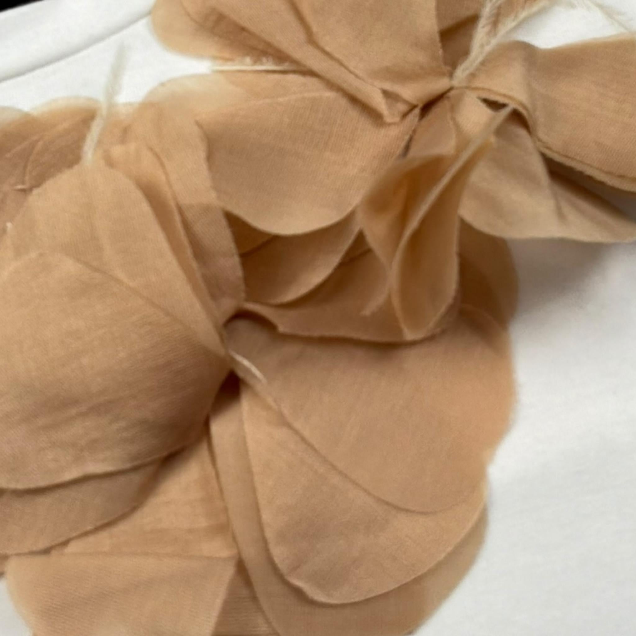 Fun & Fun T-Shirt Tinta Unita Girocollo con Applicazione per Bambina FNCBTS16440 BIANCO FUN & FUN 