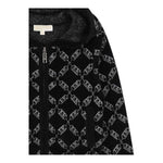 MICHAEL KORS feplpa tinta unita logata con zip e cappuccio Nero per Neonata R30163N NERO MICHAEL KORS 