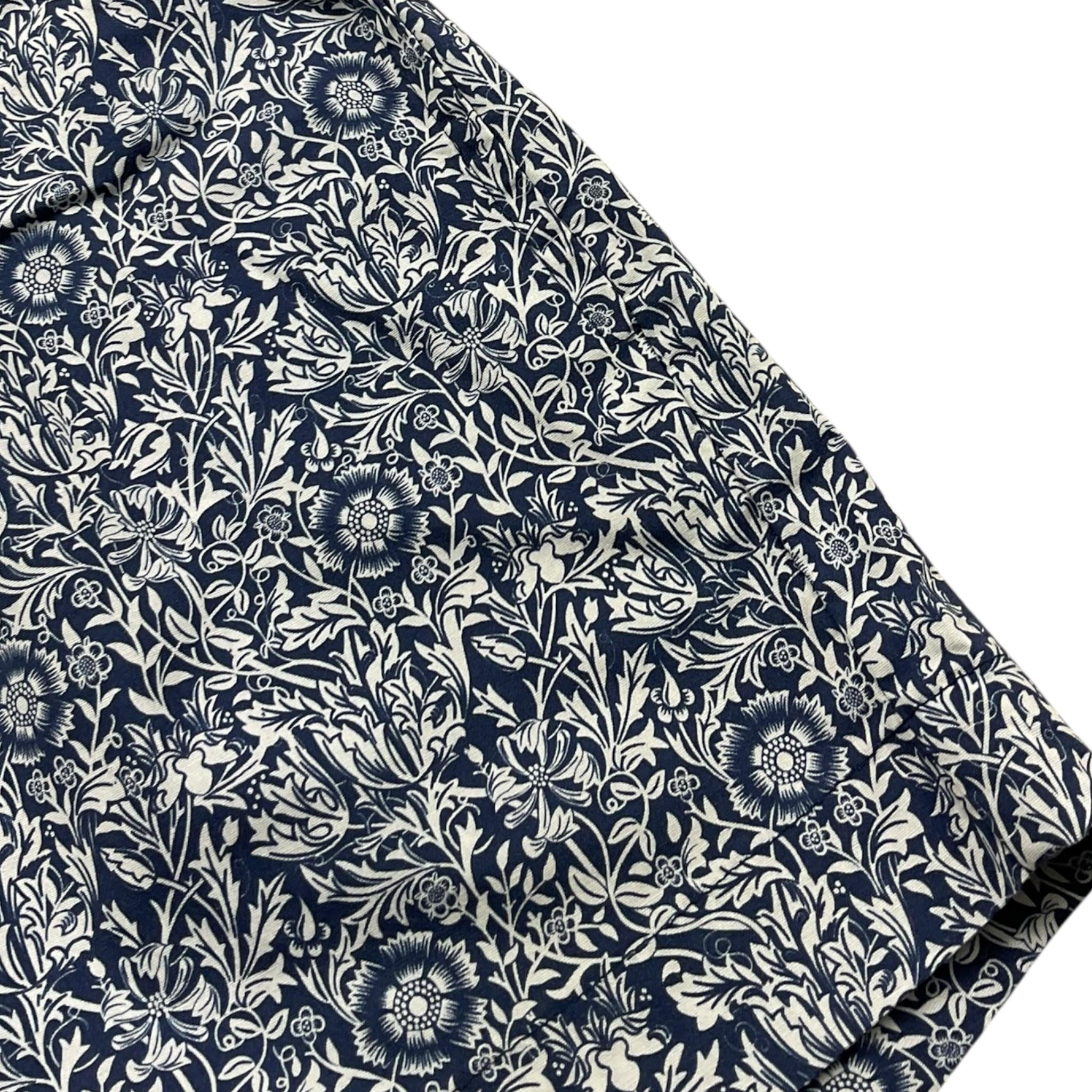 Babe & Tess Short Tinta Unita con Fantasia Fiori per Bambina 35518030 BLU BABE & TESS 