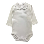 BABIDU body tinta unita con colletto Bianco per Neonata BDAZ BIANCO BABIDU 
