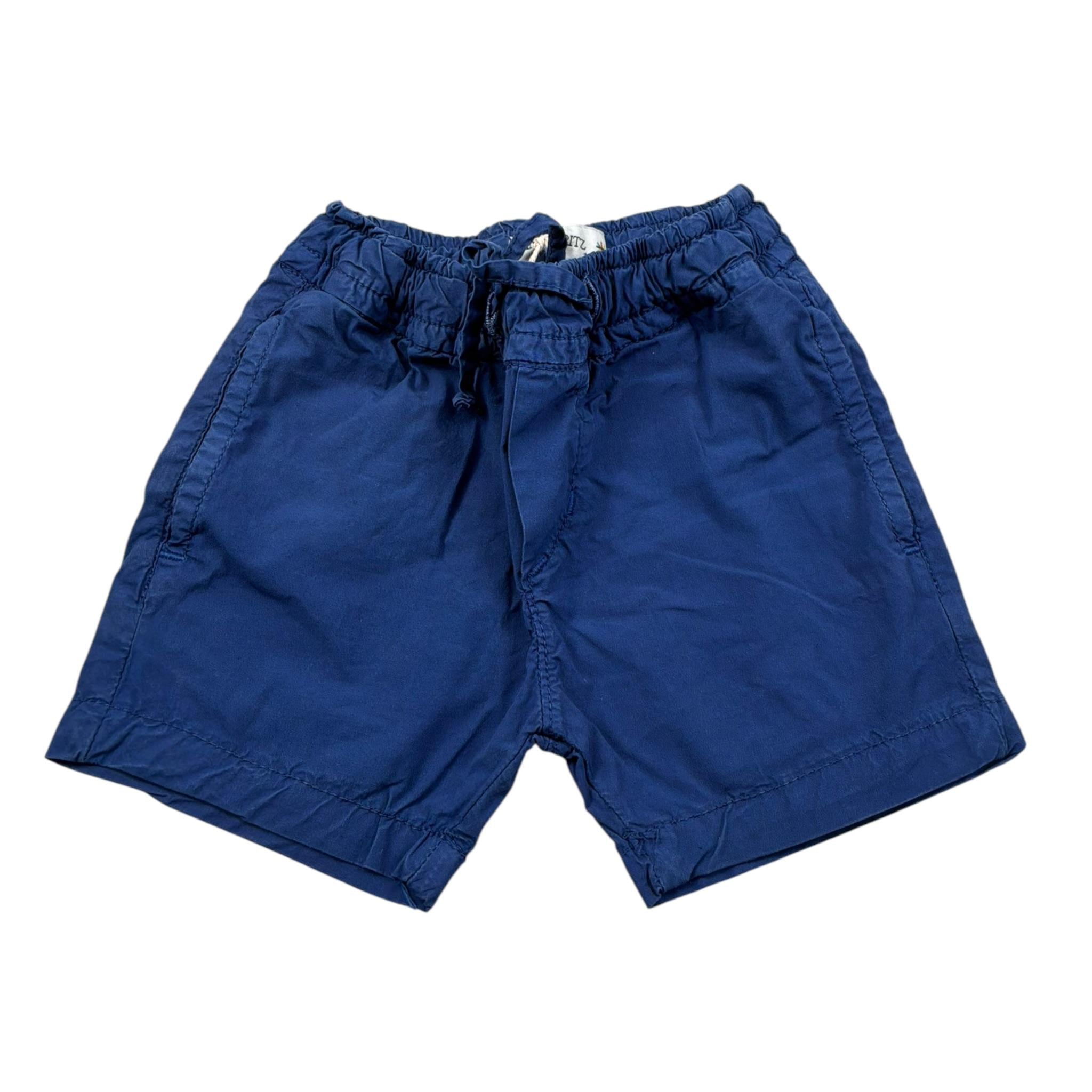Manuel Ritz Bermuda Tinta Unita con Elastico In Vita per Neonato MR2557 BLU MANUEL RITZ 