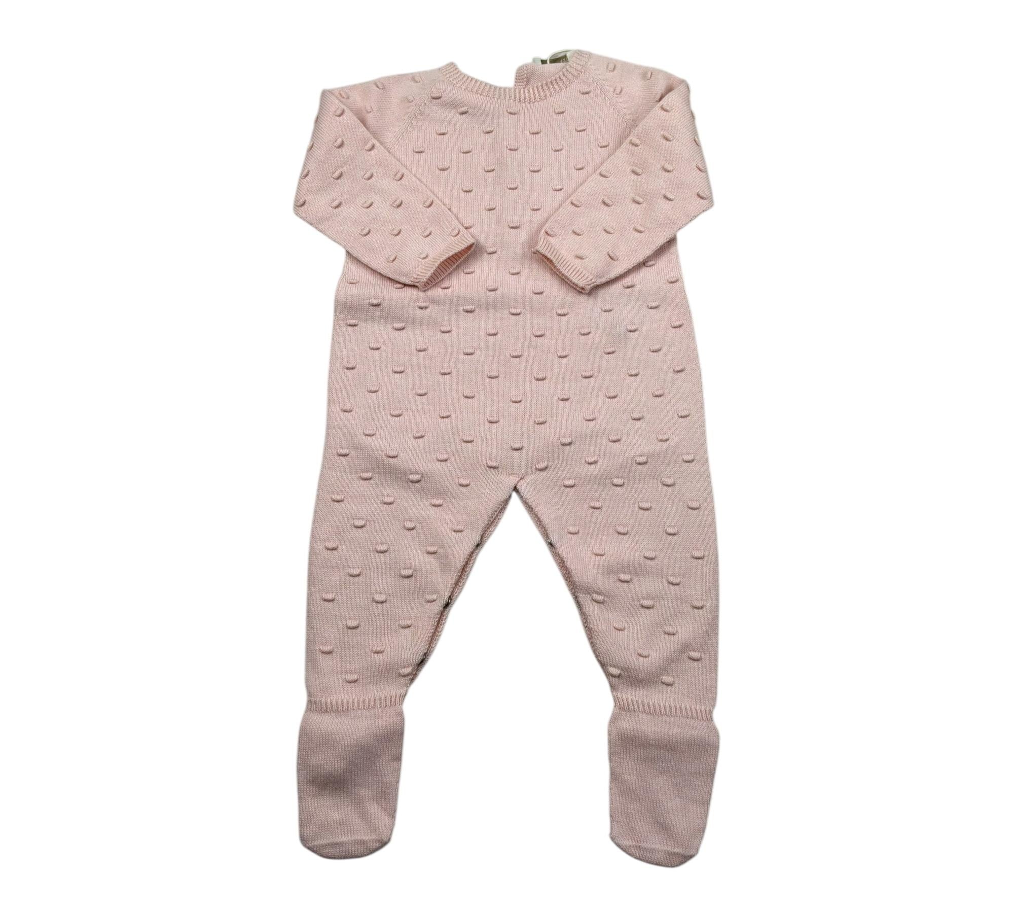 Wedoble Tutina Manica Lunga Tinta Unita per Neonata V2506346A ROSA WEDOBLE 