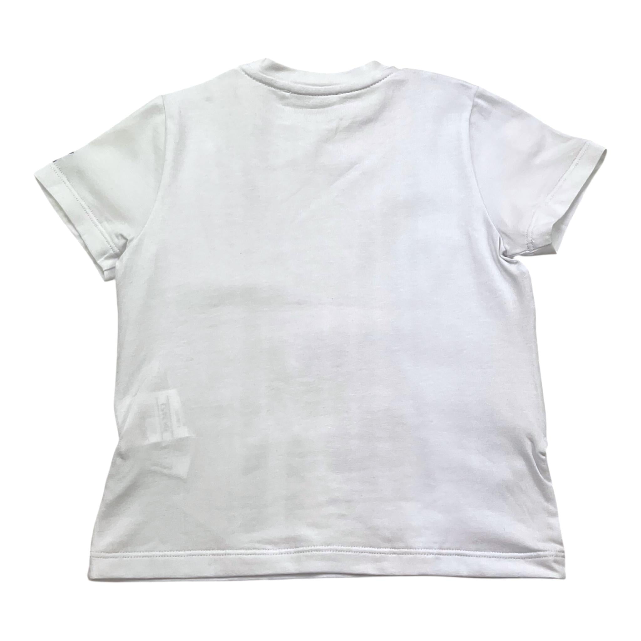 Bikkembergs T-Shirt Tinta Unita con Panciotto Incorporato per Neonato BK3453 BIANCO BiKKEMBERGS 