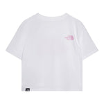The North Face T-Shirt Girocollo tinta unita con Stampa Bianco per Bambina NF0A8DRQ9ZT BIANCO THE NORTH FACE 