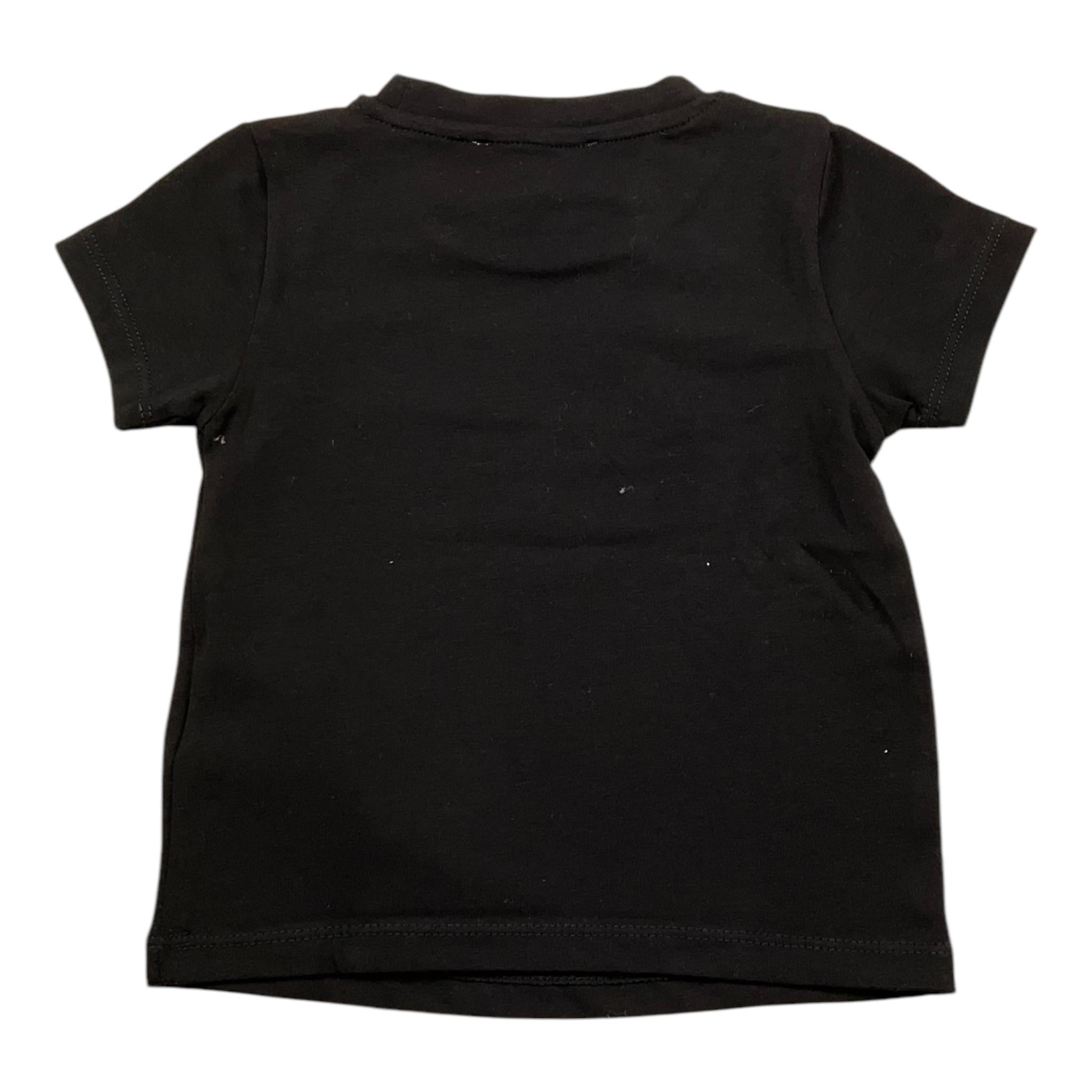 MICHAEL KORS t-shirt tinta unita con stampa Nero per Neonata R30140 NERO MICHAEL KORS 