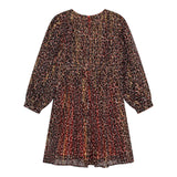 MICHAEL KORS abito manica lunga fantasia maculata Nero per Bambina R30172 NERO MICHAEL KORS 