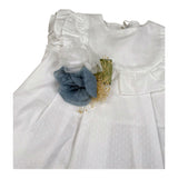 Barcellino Completo 2 Pezzi Camicia-Culotte per Neonata 120816 BIANCO/BLU BARCELLINO 