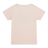 Guess T-Shirt Girocollo Tinta Unita con Stampa per Bambina K5GI00K6YW4 ROSA GUESS 