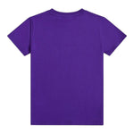 Juicy Couture T-Shirt Girocollo Tinta Unita con Brillantini per Bambina JBX6409 VIOLA JUICY COUTURE 