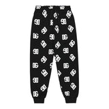 DOLCE & GABBANA pantalone modello tuta tinta unita logato Nero per Bambino L4JPGJ NERO DOLCE & GABBANA 
