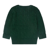 RALPH LAUREN maglia tinta unita con logo Verde per Bambino 320702674054J VERDE RALPH LAUREN 