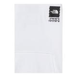THE NORTH FACE felpa chiusa con cappuccio tinta unita con logo Bianco per Bambino NF0A89HKFN4 BIANCO THE NORTH FACE 
