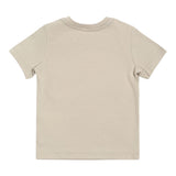 Dsquared2 T-Shirt Girocollo tinta unita con Stampa Beige per Neonato DQ2853XX BEIGE DSQUARED2 