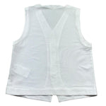 Paolo Pecora Gilet Tinta Unita per Bambino PP4189 BIANCO PAOLO PECORA 