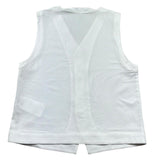 Paolo Pecora Gilet Tinta Unita per Bambino PP4189 BIANCO PAOLO PECORA 