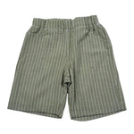 La Stupenderia Bermuda Tinta Unita con Elastico In Vita per Bambino TCBR73X VERDE LA STUPENDERIA 