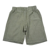 La Stupenderia Bermuda Tinta Unita con Elastico In Vita per Bambino TCBR73X VERDE LA STUPENDERIA 