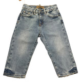 I'M Brian Jeans Tinta Unita con Strappi per Bambino ALEXJ AZZURRO I'M BRIAN 