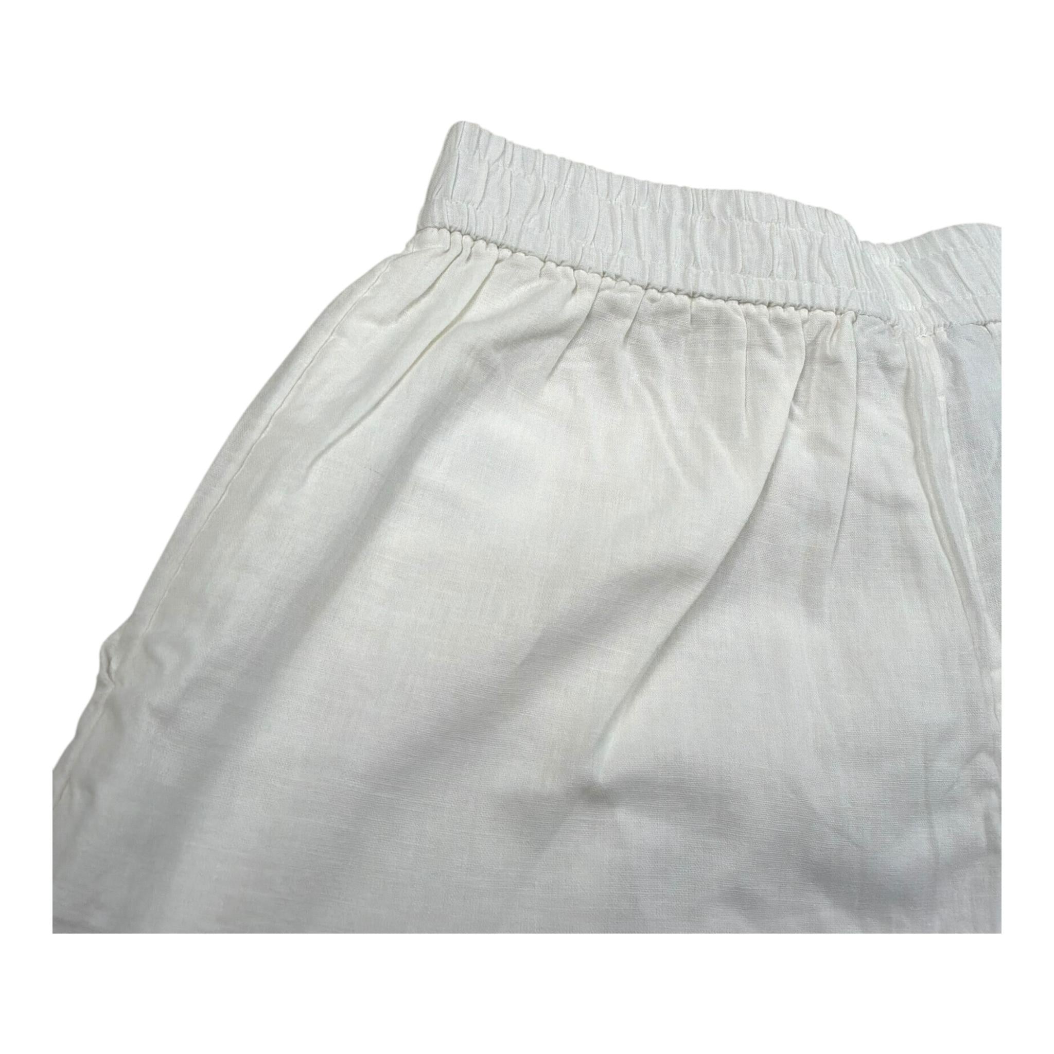 Ralph Lauren Short Tinta Unita con Elastico In Vita per Bambina 313964551001 BIANCO RALPH LAUREN 