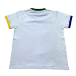Daniele Alessandrini T-Shirt Girocollo Tinta Unita con Stampa per Bambino 1296M00234X BIANCO DANIELE ALESSANDRINI 