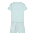 Nike Completo 2 Pezzi T-Shirt-Bermuda Tinta Unita per Bambino 86L596X AZZURRO NIKE 
