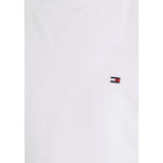 Tommy Hilfiger T-Shirt Girocollo Tinta Unita con Logo per Bambino KB0KB09601 BIANCO TOMMY HILFIGER 