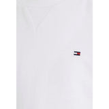Tommy Hilfiger T-Shirt Girocollo Tinta Unita con Logo per Bambino KB0KB09601 BIANCO TOMMY HILFIGER 