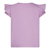 Liu Jo T-Shirt tinta unita con Brillantini Lilla per Neonata KA5092XXXXN LILLA LIU JO 