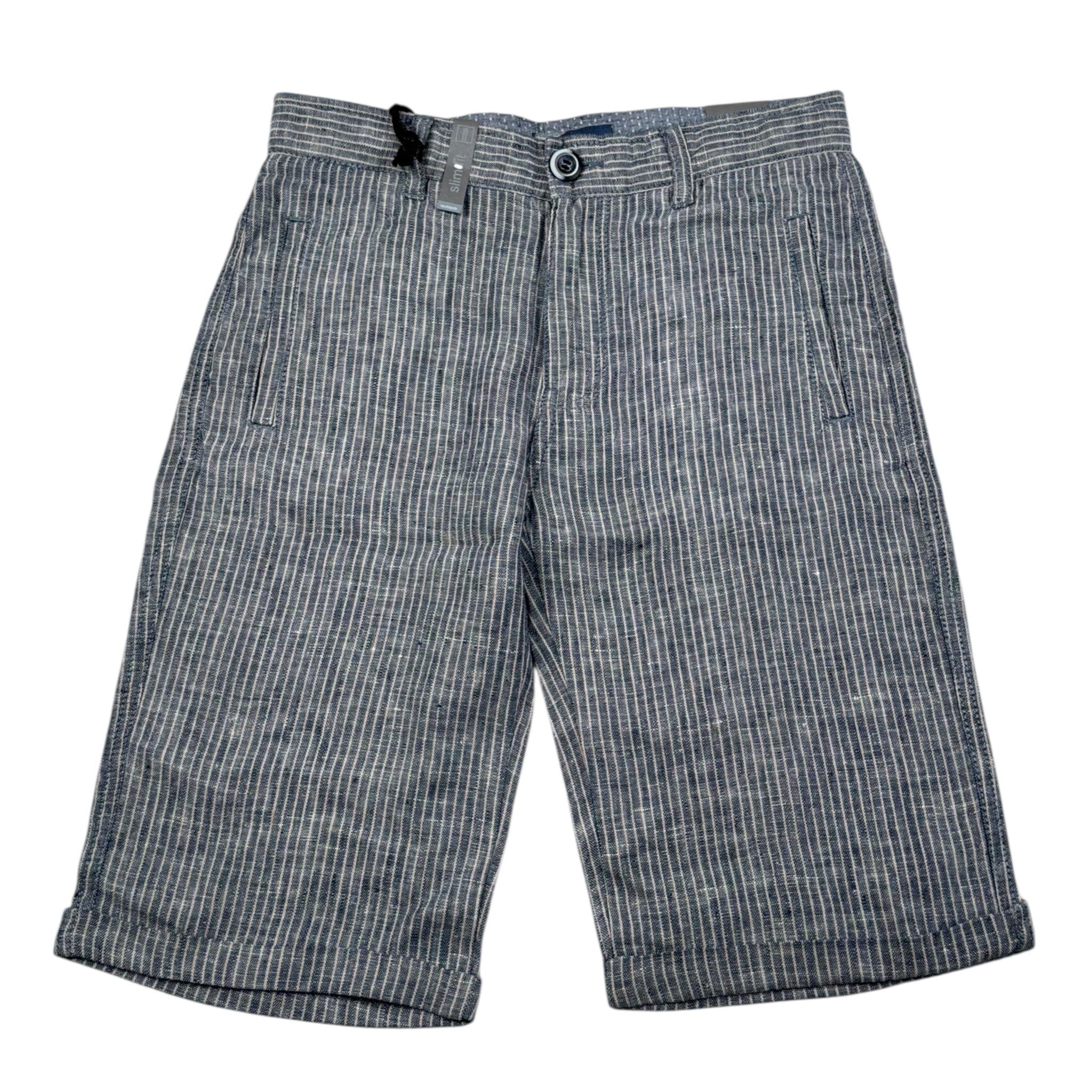 Sarabanda Bermuda Tinta Unita con Girovita Regolabile per Bambino 0W626 BLU SARABANDA 