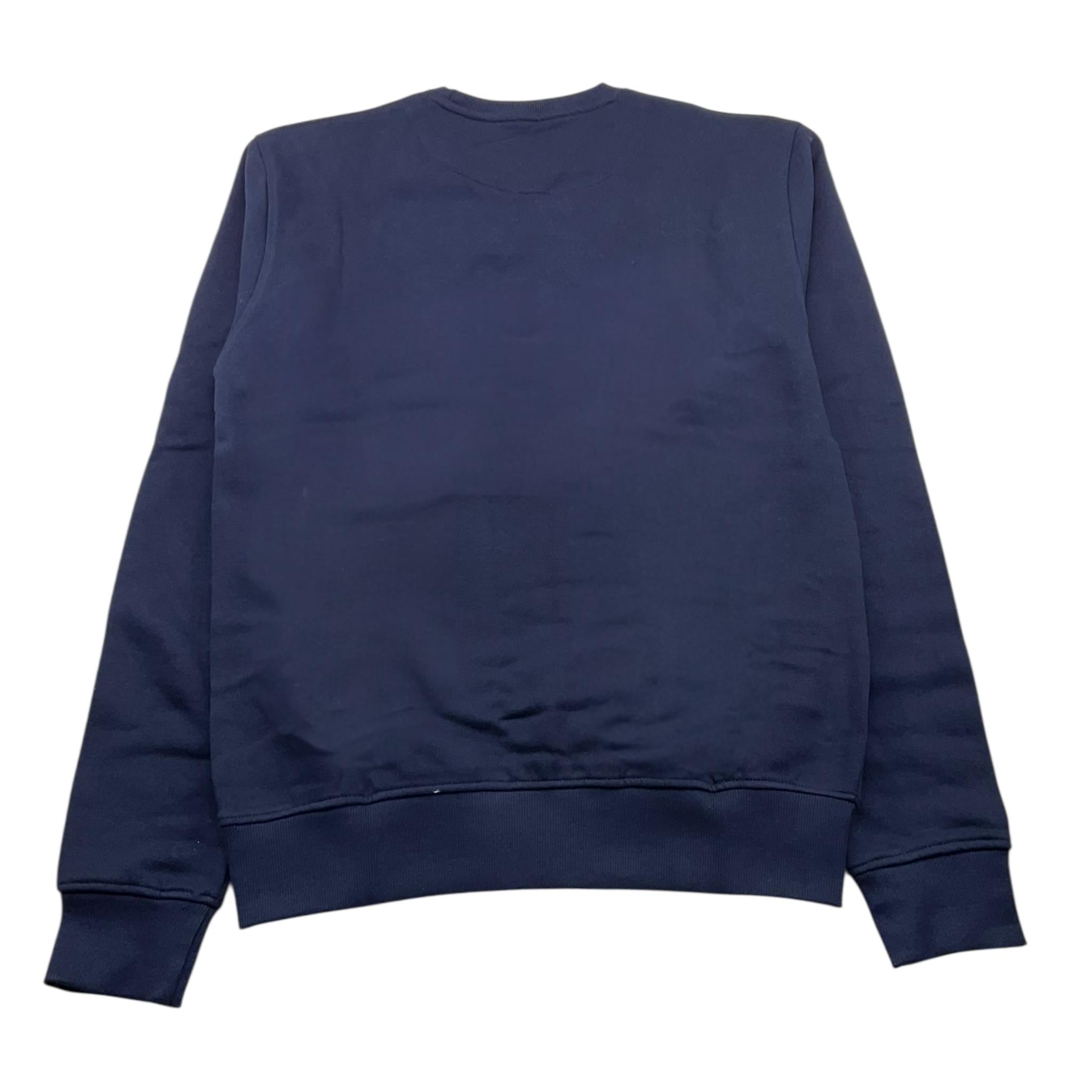 OVER-D felpa chiusa girocollo tinta unita Blu per Bambino OK1484SFL BLU OVER-D 